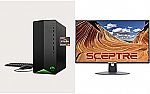 HP Pavilion Gaming Desktop (Ryzen 7 5700G RTX 2060 16GB 1TB SSD TG01-2460) & Sceptre 24" FHD LED Monitor $899