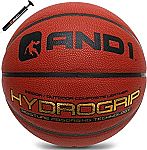 AND1 Hydrogrip Premium Composite Leather Basketball & Pump $13