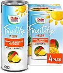 4-pack 8-oz Dole Fruitify Glow, Pineapple & Mango Juice with Turmeric $3.50