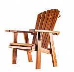 Capers Brown Stained Solid Pine Wood Adirondack Chair $81.70