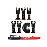 Milwaukee Oscillating Multi-Tool Blade Kit (7-Piece) $32