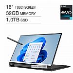 LG Gram 2-in-1 16" 2560 x 1600 Touchscreen Laptop: i7-1360P, 32GB, 1TB $1,100