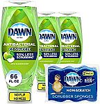 3-Ct 22-oz Ultra EZ-Squeeze Dishwashing Hand Soap + 2-Ct Sponges $11