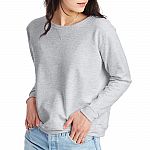 Hanes Women's Crewneck Fleece Pullover Sweatshirt $8