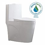 Glacier Bay Buxton 1-Piece Dual Flush Elongated Toilet $99.97 YMMV