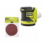 RYOBI ONE+ 18V Cordless 5" Random Orbit Sander w/Sand Paper $39