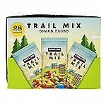 28-Pack 2-Oz Kirkland Signature Trail Mix Snack Pack $15.99