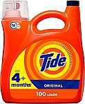 146 fl oz Tide Liquid Laundry Detergent $15