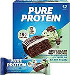 12-Count Pure Protein Bars (Various Favors) $12