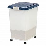 IRIS USA 50 Lbs WeatherPro Airtight Pet Food Storage Container $18.49