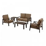 Hampton Bay Lakehaven 5-Pc Wood Conversation Set $523