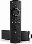 Fire TV Stick 4K streaming device with Alexa (2018) $22.99