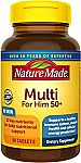 180-count Nature Made 50+ Men's Multivitamin Tablets $7.42