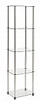 5-Tier Glass Tower Standing Shelf Units $36.16