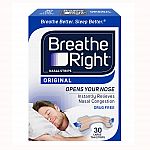30-Pack Breathe Right Nose Strips $7.70