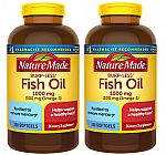 320-Count Nature Made Burp Less Fish Oil 1000mg Softgels (2 for $20)