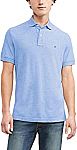 Tommy Hilfiger Men's Short Sleeve Cotton Pique Polo Shirt in Classic Fit $13.56