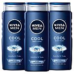3-Pack 16.9-Oz Nivea Men Cool Body Wash $7.90 and more