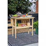 Palmetto Boon Solid Pine Wood Outdoor Bar Table $79
