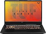 ASUS TUF Gaming A17 17.3" FHD Gaming Laptop (Ryzen 5 4600H GTX 1650 8GB 512GB) $599.99