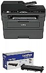 Brother Compact Monochrome Laser All-in-One Multi-function Printer, MFCL2710DW $280.47