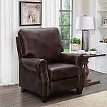 Carlyle Leather Pushback Recliner $499.99
