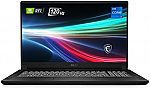 MSI Creator 17 Professional 17.3" UHD Laptop (i7-11800H RTX 3070, 16GB 1TB SSD) $1300