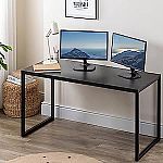 55" ZINUS Jennifer Black Frame Desk $54