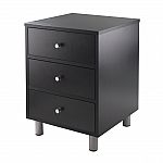15.75" Winsome Daniel 3-Drawer Night Stand $49