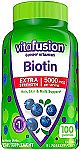 100-Count Vitafusion Extra Strength Biotin Gummy Vitamins (5000 mcg) $6.88
