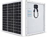Renogy 50 Watt 12 Volt Monocrystalline Solar Panel $28