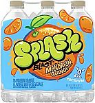 6-Pack Splash Blast  Mandarin Orange Water Beverage $1.90