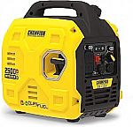 2500-Watt Champion Ultralight Dual Fuel Portable Inverter Generator $414