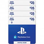 $100 Sony PlayStation Gift Card $79.99