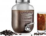 NutriChef 1 Gal Glass Coffee Maker Mason Jar $15