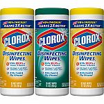 3-Pack 35-Count CloroxPro Disinfecting Antibacterial Wipes (Variety Pack) $4.75
