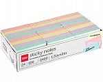 24-Count 1.5" x 2" Office Depot Sticky Note Pads (100 Sheets/Pad) $6.17