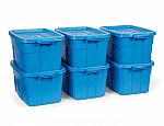 6-Count Rubbermaid Roughneck️ 14 Gallon Storage Totes $56