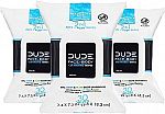 3-Pack DUDE Wipes Face and Body Wipes 90 Wipes $9.59