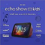 Echo Show 5 (3rd Gen, 2023 release) Kids (2 for $99.98)