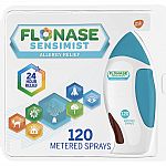 2 X 120 sprays Flonase Sensimist Allergy Relief Nasal Spray $18