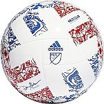 adidas Unisex-Adult MLS Club Soccer Ball (Size 5) $6