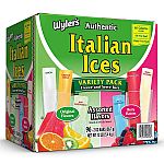 96-Count 2oz Wyler's Authentic Italian Ice Freezer Bars (variety pack) $11.78
