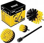 OYGLYG 4-Pc Drill Brush Attachment Set $6