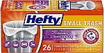 26-Count 4-Gallon Hefty Small Garbage Bags (Flap Tie, Lavender & Sweet Vanilla) $3.51