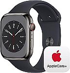 Apple Watch 8 GPS + Cellular 45mm Graphite SS Case + Applecare+ $529