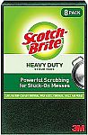 8-Ct Scotch-Brite Heavy Duty Large Scour Pads $4.75
