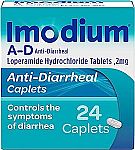 24-ct Imodium A-D Diarrhea Relief Caplets with Loperamide Hydrochloride $2.79