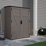 Suncast 4 ft. 5 in. W x 2 ft. 8 in. D Resin Vertical Tool Shed $288.74