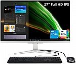 Acer Aspire C27-1655-URi5 AIO 27" FHD Desktop (i5-1135G7 8GB 512GB) $629.99